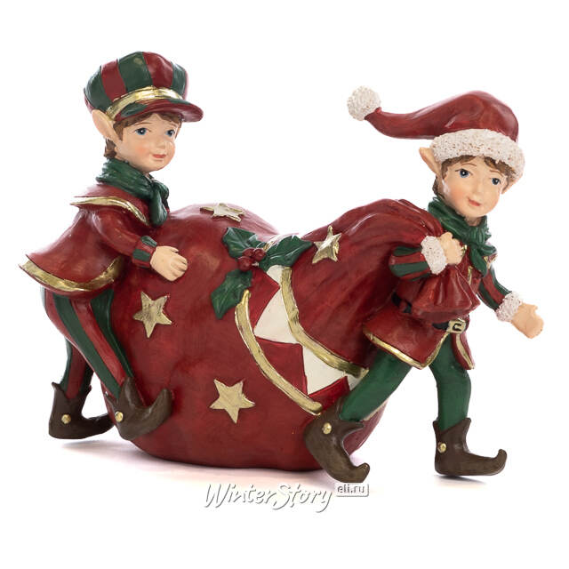 Новогодняя фигурка Эльфы Келлен - Помощники Санты 16 см Goodwill (Гудвилл)