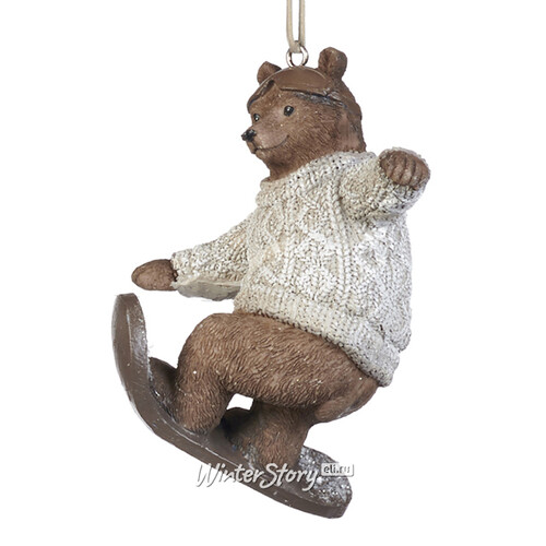Елочная игрушка Медведь Льюис - Медвежьи Радости 10 см, подвеска Goodwill