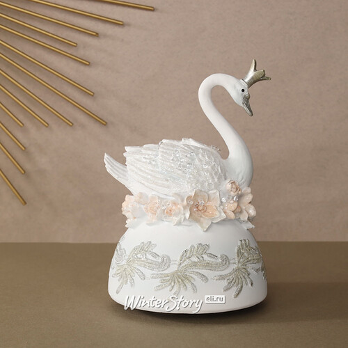 Декоративня фигурка Лебедь: Swan Lake 15 см, с музыкой и движением Goodwill