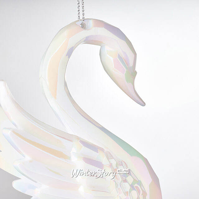 Елочная игрушка Лебедь Грета - Дива Лесного Озера 10 см, подвеска Kurts Adler