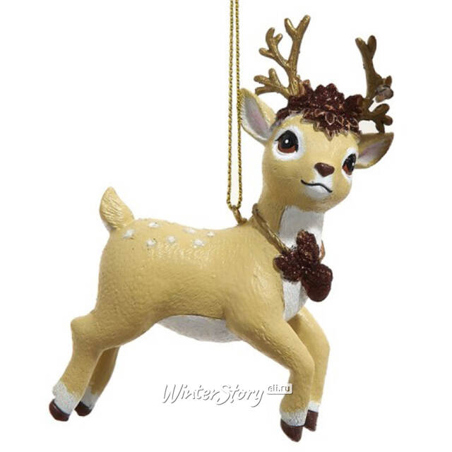 Елочная игрушка Олененок Фин из Зачарованного Леса 10 см Kurts Adler
