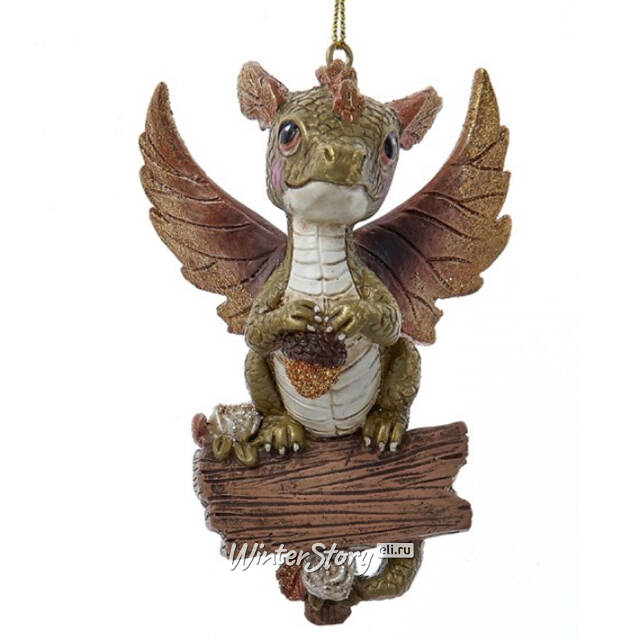 Елочная игрушка Дракончик Игнифер 9 см Kurts Adler