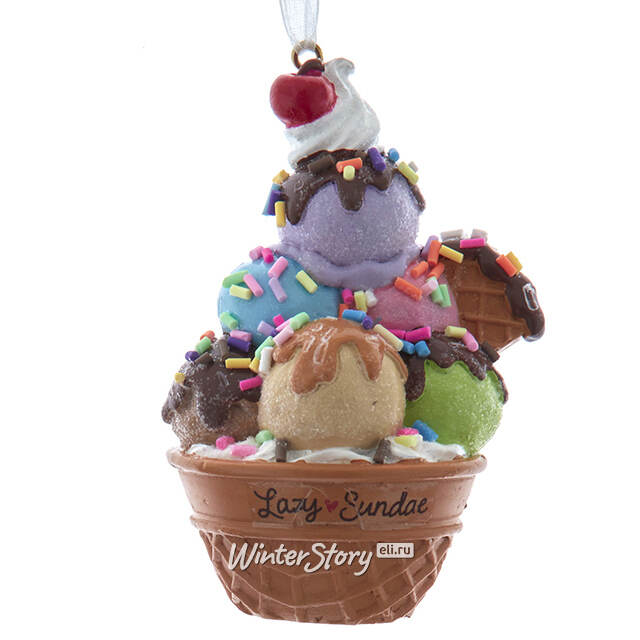 Елочная игрушка Пирожное Nuage de Creme - Elf Cooks 8 см Kurts Adler