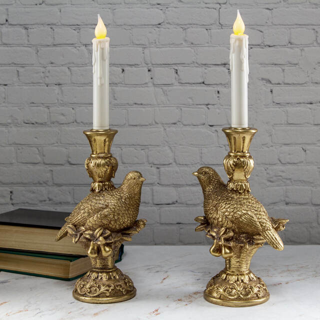 Набор подсвечников-канделябров Птицы Веллингтона 30 см, 2 шт Goodwill