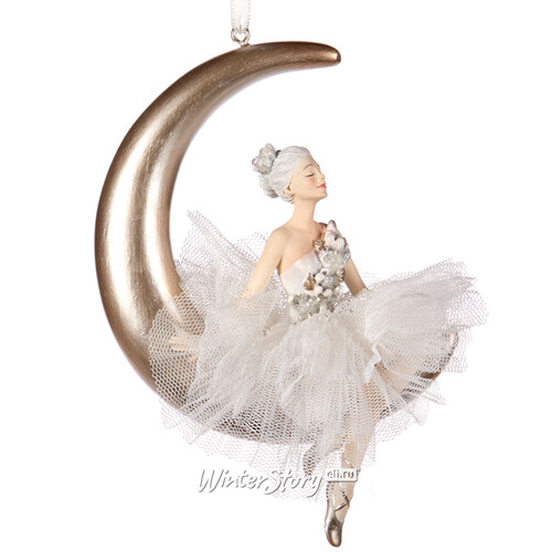 Елочная игрушка Лунная Балерина 13 см, подвеска Goodwill