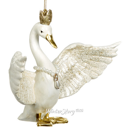Елочная игрушка Царевна Лебедь 15 см, подвеска Goodwill