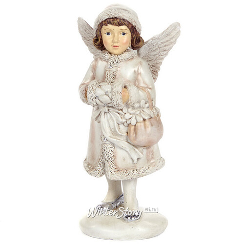 Новогодняя фигурка Зимняя Нежность: Девочка - Ангел 16 см Goodwill