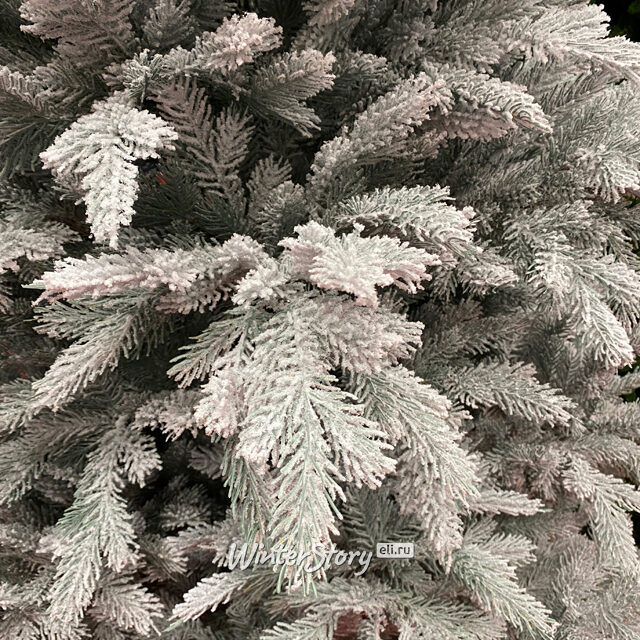 Искусственная елка Датская Голубая заиндевелая 155 см, ЛИТАЯ 100% Царь Елка