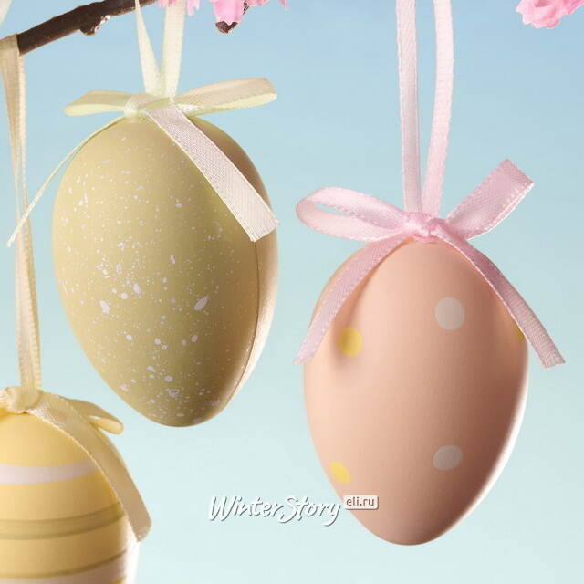 Пасхальные украшения Яйца Монто 6 см, 6 шт Koopman