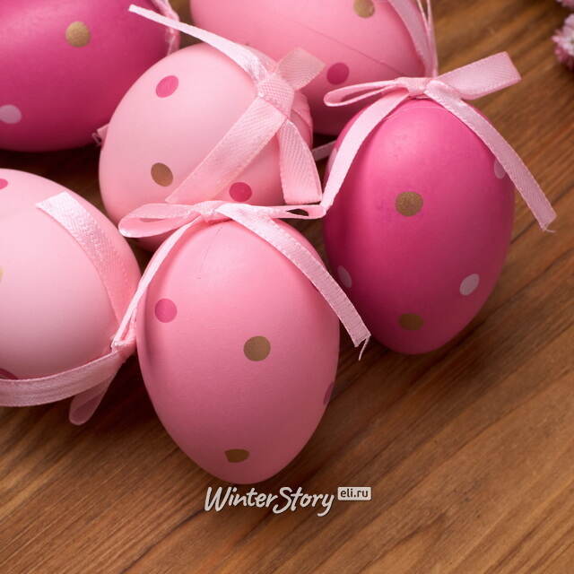 Пасхальные украшения Яйца Brento 6 см, 6 шт, подвеска Koopman