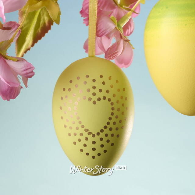 Пасхальные украшения Яйца Глиерос 6 см, 6 шт Koopman