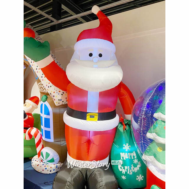 Надувная фигура Дед Мороз 250 см с подсветкой, IP44 Koopman