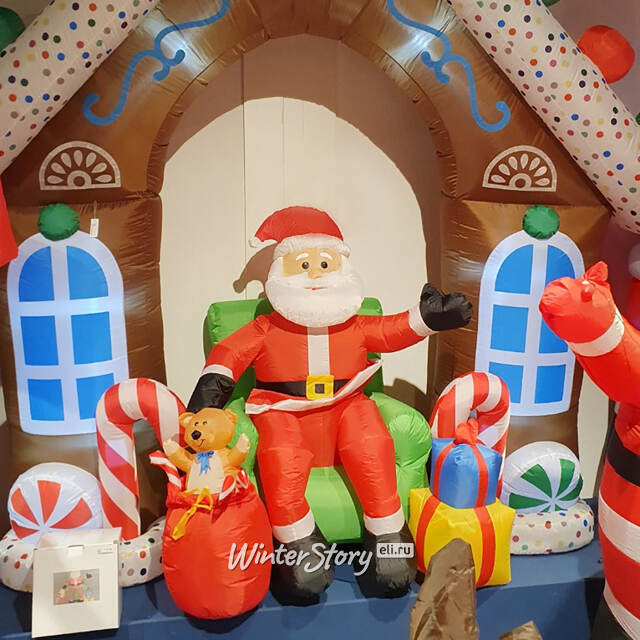 Надувная фигура Пряничный Домик 290 см с подсветкой, IP44 Koopman