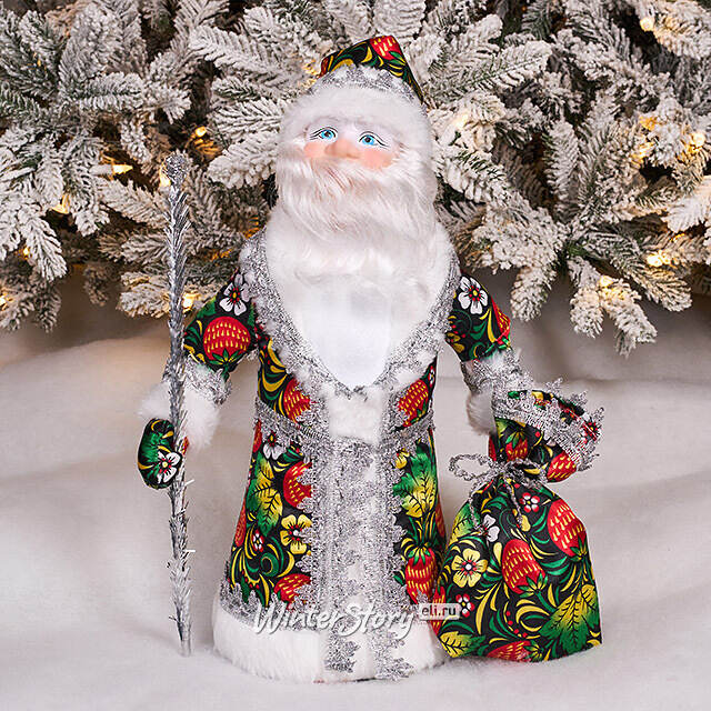 Фигура Дед Мороз из деревушки Хохлома 40 см Батик