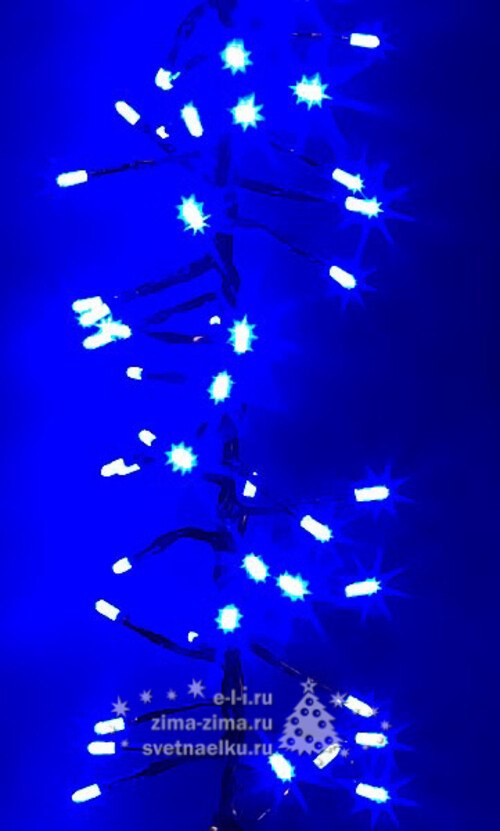 Электрогирлянда Волшебная Гроздь Cluster Lights 288 фиолетовых LED ламп, соединяемая Holiday Classics