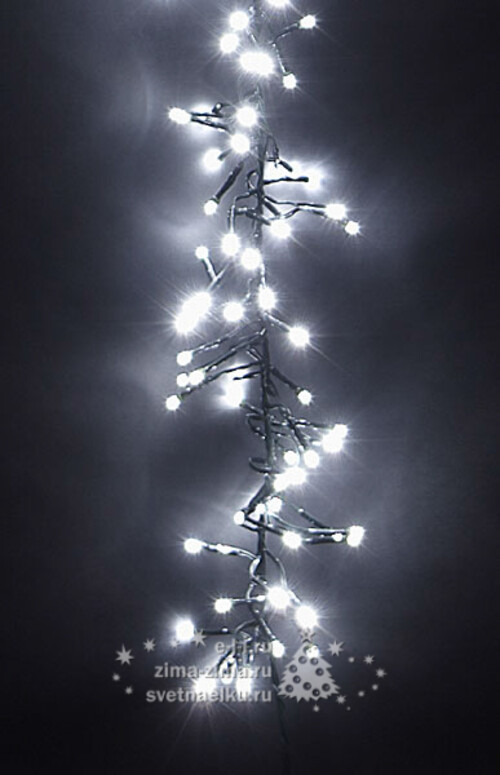 Электрогирлянда Волшебная Гроздь Cluster Lights 288 белых LED ламп, соединяемая Holiday Classics