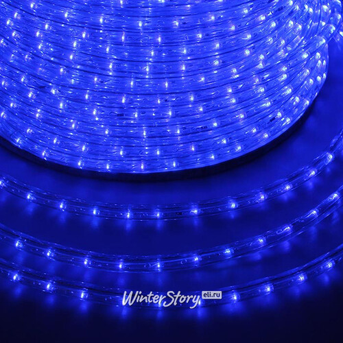 Дюралайт светодиодный двухжильный 13 мм, 100 м, 3600 синих LED ламп, IP54 Rich Led