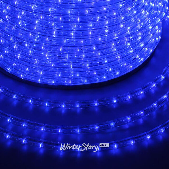 Дюралайт светодиодный двухжильный 13 мм, 100 м, 3600 синих LED ламп, IP54 Rich Led (Рич Лед)