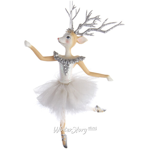 Елочная игрушка Олень - балерина Элен из Шан-сюр-Марна 16 см, подвеска Kurts Adler