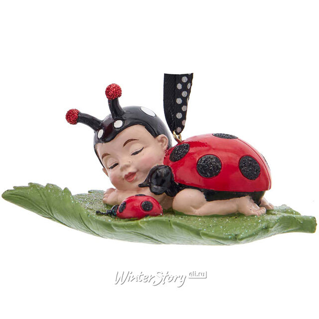 Елочная игрушка Малютка Герда - Lil Bug 9 см, подвеска Kurts Adler (Куртс Адлер)