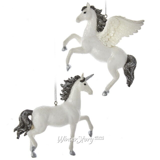 Елочная игрушка Пегас Эктелион 10 см, подвеска Kurts Adler