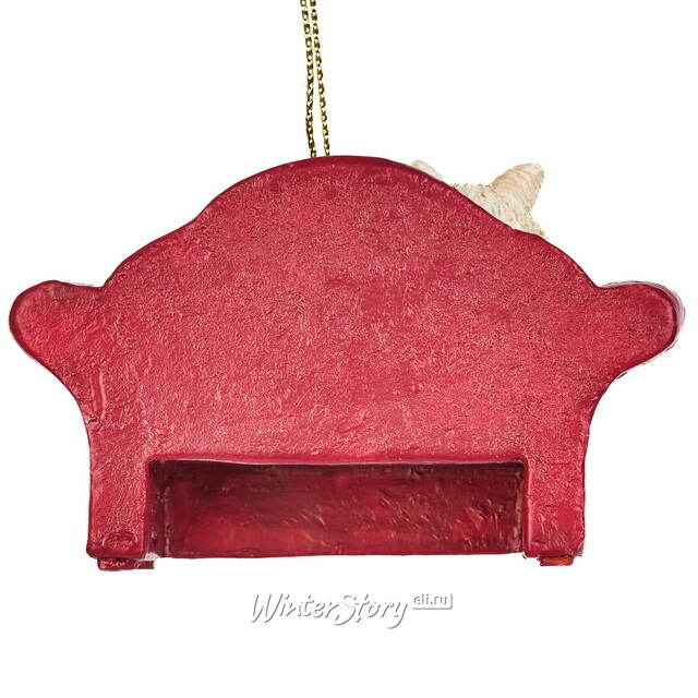 Елочная игрушка Персидский Кот на софе 9 см Kurts Adler (Куртс Адлер)