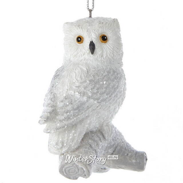 Елочная игрушка Сова Марфа: Ber Fields 9 см, подвеска Kurts Adler