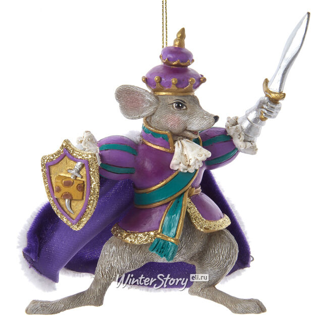 Набор елочных игрушек Щелкунчик: Meilleur Ballet 12 см, 4 шт, подвеска Kurts Adler