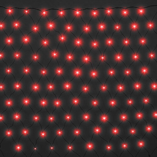 Гирлянда Сетка 1.8*2.4 м, 320 красных микроламп, зеленый ПВХ, контроллер MOROZCO