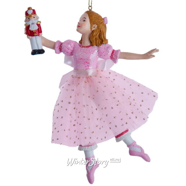 Елочная игрушка Клара с Щелкунчиком - Wonderful Tale 17 см, подвеска Kurts Adler