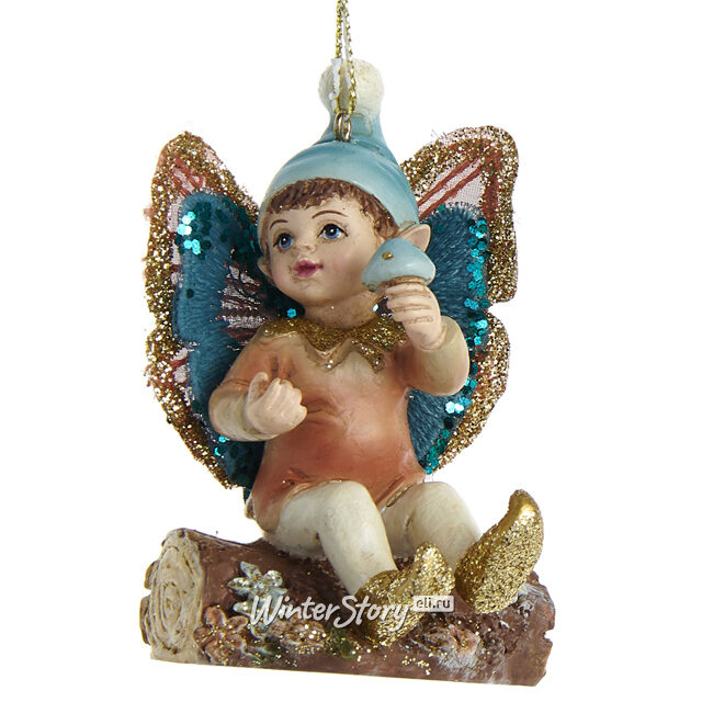 Елочная игрушка Эльф Уэйн 9 см Kurts Adler