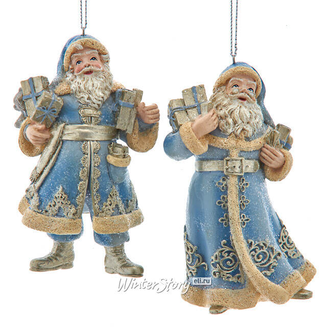 Елочная игрушка Полярный Санта с подарками из Лапландии 11 см Kurts Adler