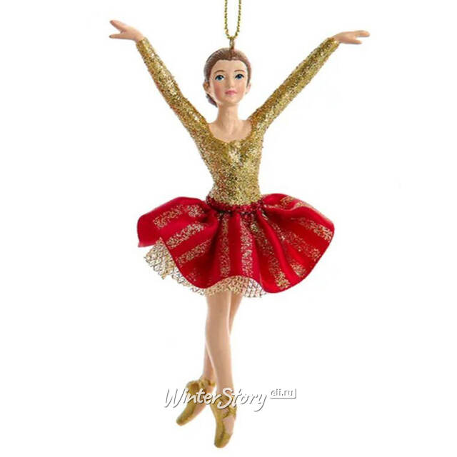 Елочная игрушка Балерина Полианна - Flawless Ballet 13 см Kurts Adler