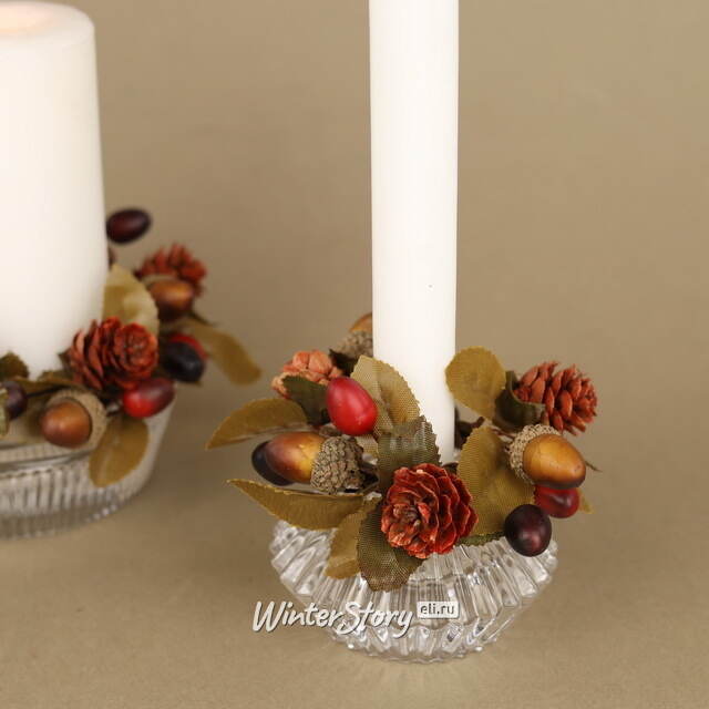 Венок для свечи Осенний Джаз 9 см Swerox