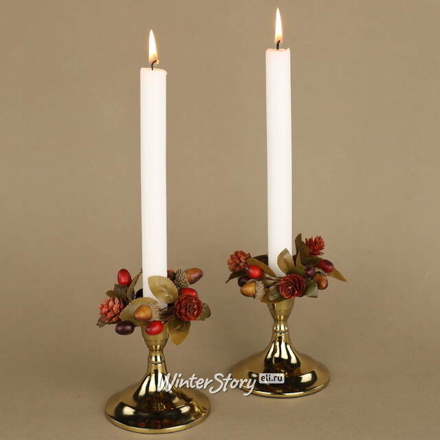 Венок для свечи Осенний Джаз 9 см Swerox