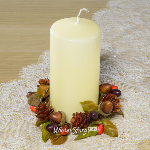 Венок для свечи Осенний Джаз 12 см Swerox