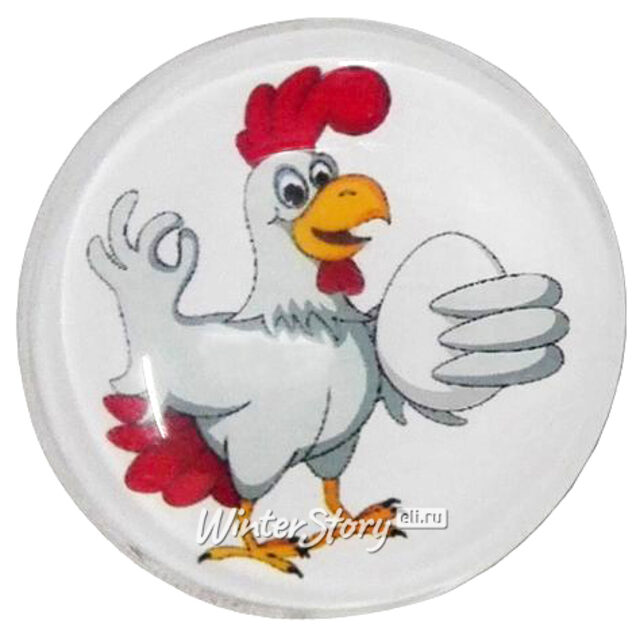 Магнит Петух с яйцом 4*4 см Snowmen