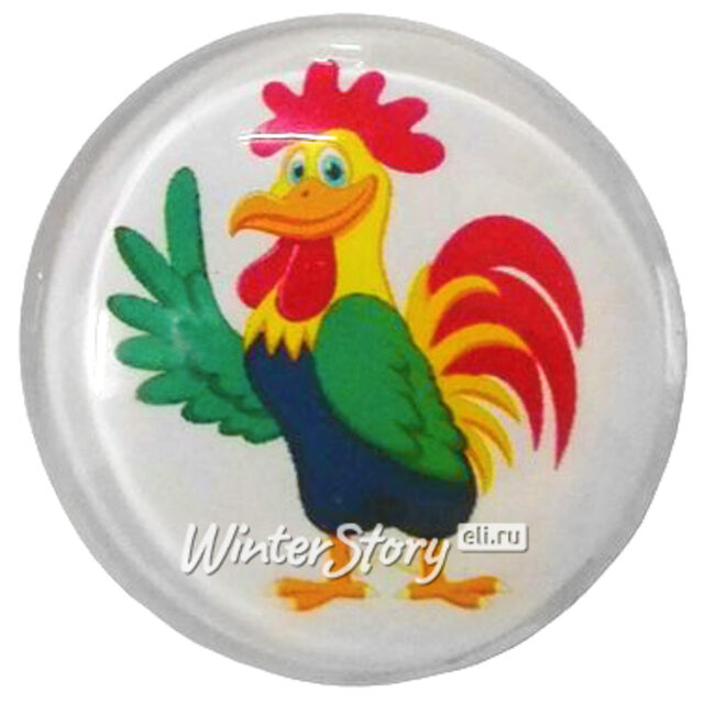 Магнит Яркий петух 4*4 см Snowmen (Сноумен)