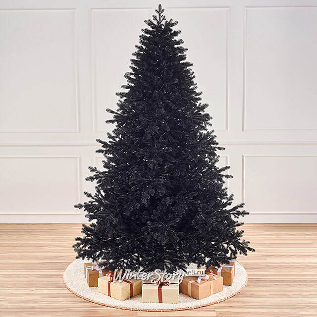 Искусственная елка Черная 150 см, ЛИТАЯ 100% Max Christmas