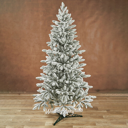 Искусственная елка Донская заснеженная 210 см, ЛИТАЯ 100% Max Christmas
