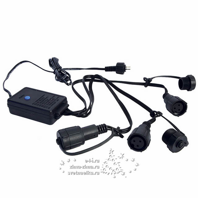 Контроллер F8M с тройным разветвителем для гирлянд Premium Led на силиконовом проводе BEAUTY LED