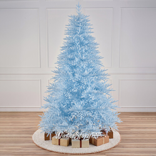 Искусственная елка Голубая 240 см, ЛИТАЯ 100% Max Christmas