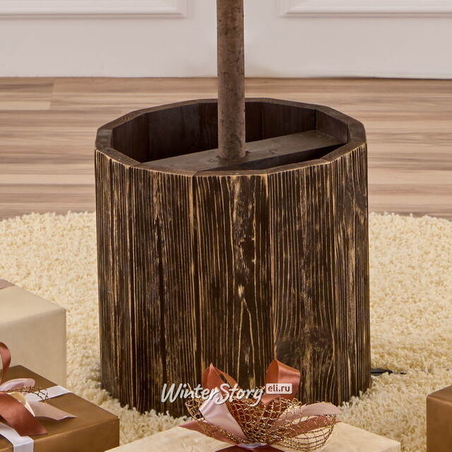 Искусственная елка с лампочками Аркадия 225 см, теплые белые LED лампы, ЛИТАЯ 100% Max Christmas