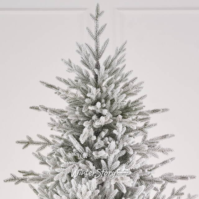 Искусственная елка Лесная Фея заснеженная 240 см, ЛИТАЯ 100% Max Christmas