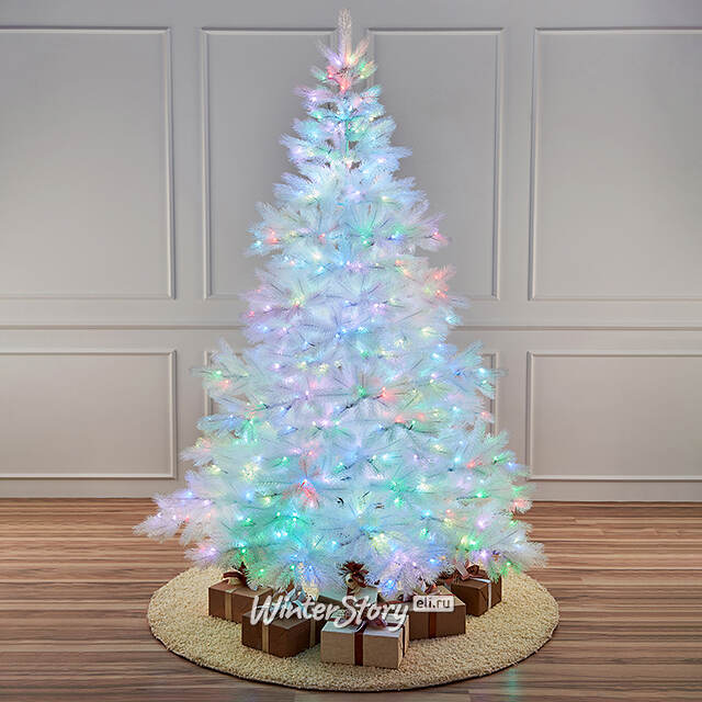 Искусственная елка с лампочками Монблан Elite: Хрустальная 270 см, 940 RGBW ламп, ЛИТАЯ 100% Max Christmas