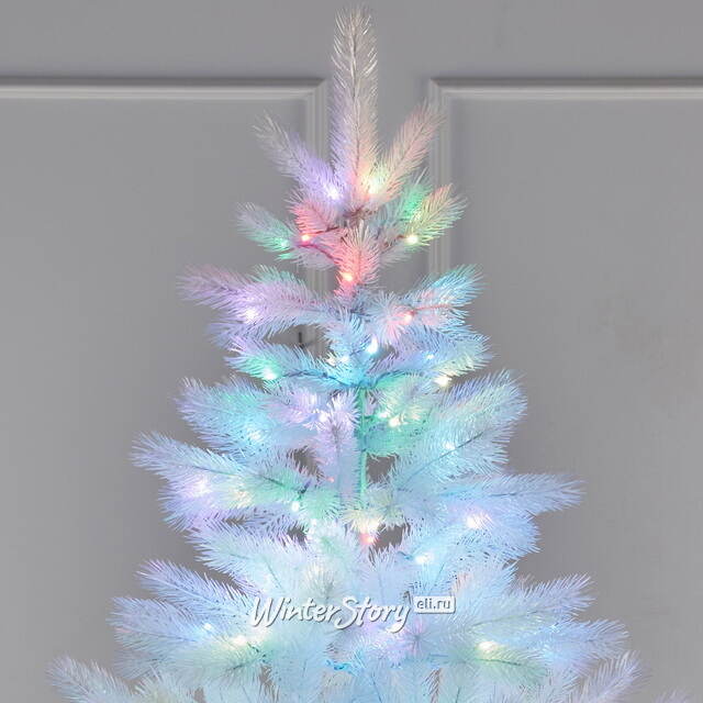 Искусственная елка с лампочками Монблан Elite: Хрустальная 270 см, 940 RGBW ламп, ЛИТАЯ 100% Max Christmas