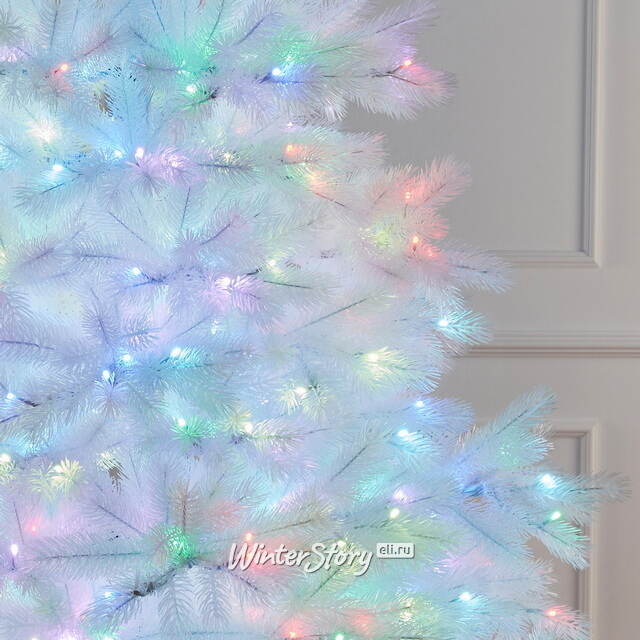 Искусственная елка с лампочками Монблан Elite: Хрустальная 270 см, 940 RGBW ламп, ЛИТАЯ 100% Max Christmas