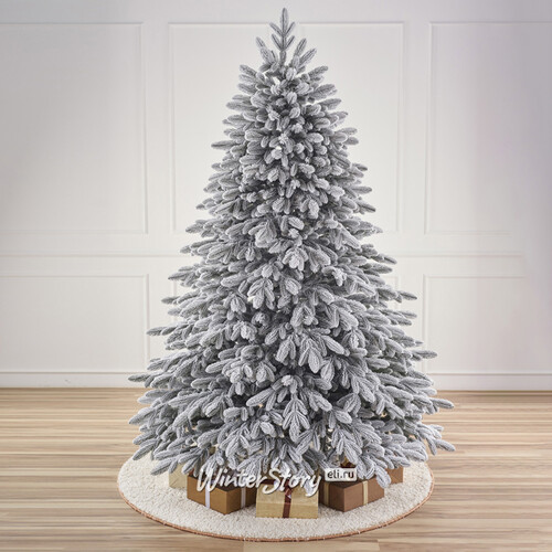 Искусственная елка Романовская заснеженная 210 см, ЛИТАЯ 100% Max Christmas