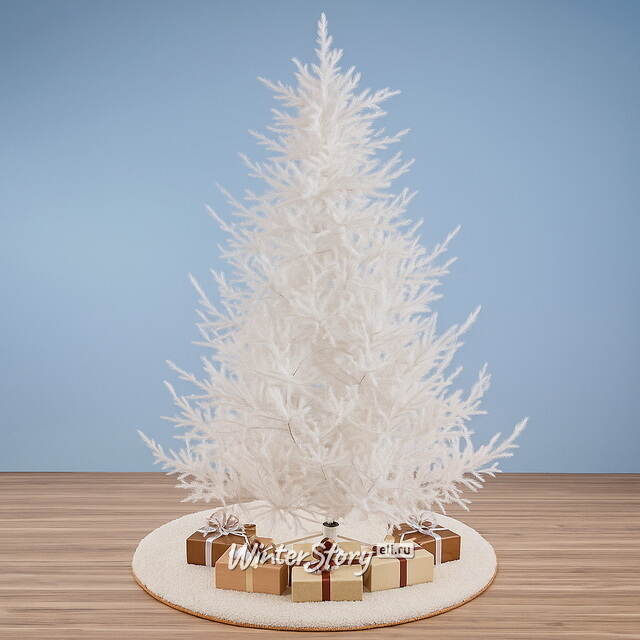 Искусственная белая елка Лесная Симфония 210 см, ЛИТАЯ 100% Max Christmas