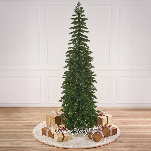 Искусственная стройная елка Тикко 255 см, ЛИТАЯ 100% Max Christmas